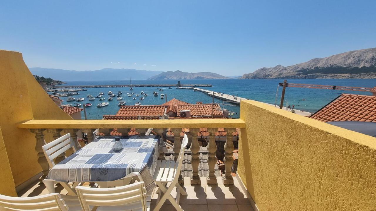 Apartment Igor With Balcony And Sea View Baška Dış mekan fotoğraf